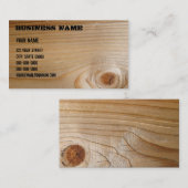 未完成木のビジネス 名刺 (正面/裏面)