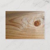未完成木の名刺 名刺 (裏面)