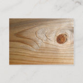 未完成木の名刺 名刺 (裏面)