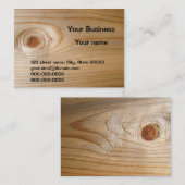 未完成木の名刺 名刺 (正面/裏面)