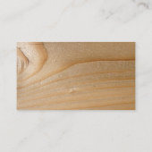 未完成木のBusinesカード 名刺 (裏面)