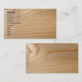 未完成木のBusinesカード 名刺 (正面/裏面)