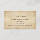 未完成金ぱくの表面のイメージ 名刺 (裏面)