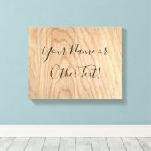 未完素朴モダンの木目パターン印刷 キャンバスプリント (インサイチュ (ウッドフロア))