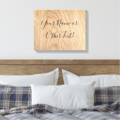 未完素朴モダンの木目パターン印刷 キャンバスプリント (インサイチュ (寝室))