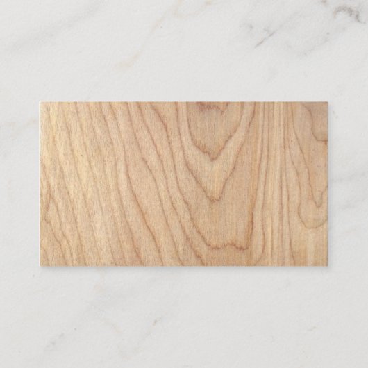 未完素朴成の木目模様を印刷 名刺 (裏面)