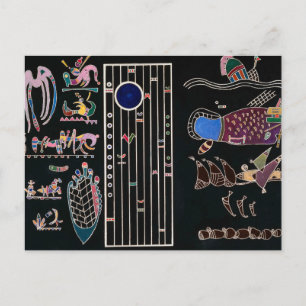 未完絵画のby Wassily Kandinsky ポストカード