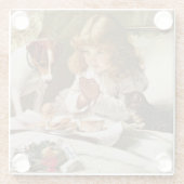 未定状態、ポスター ガラスコースター (裏面)