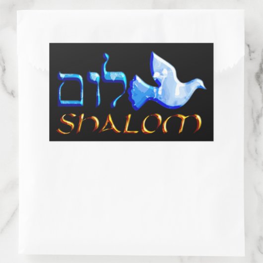 未定義 長方形シール (バッグ)