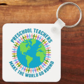 未就学の先生が世界をキュート キーホルダー (裏面)