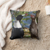 未成年者を持つ大人のカササギ クッション (ブランケット)