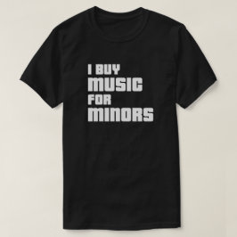 未成年買のTシャツの音楽 Tシャツ