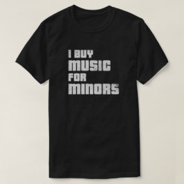 未成年買Tシャツ用の音楽（風化） Tシャツ