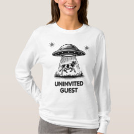 未招待の客 - ビンテージUFO牛誘拐 Tシャツ