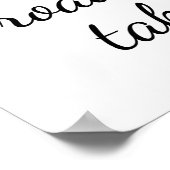 未採用の道路 ポスター (角)