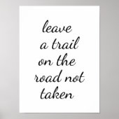 未採用の道路 ポスター (正面)