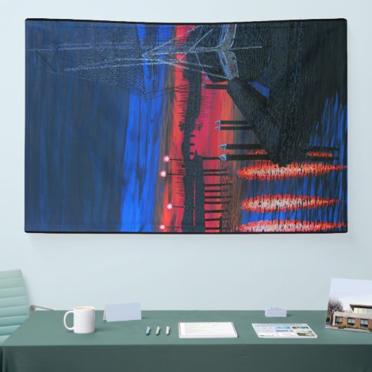 未明の巡礼者 横断幕 (トレードショー)