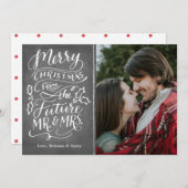 未来からのメリークリスマス写真夫妻 シーズンカード (正面/裏面)