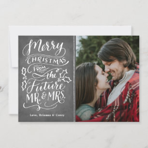 未来からのメリークリスマス写真夫妻 シーズンカード