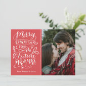 未来からのメリークリスマス写真夫妻 シーズンカード (スタンド正面)