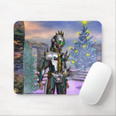 未来から切り落とされたサイボーグの大晦日 マウスパッド (マウス)