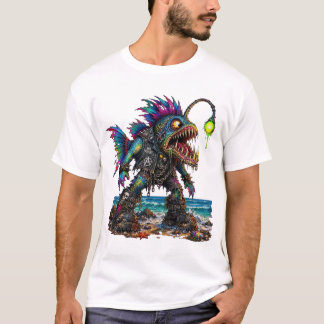 未来なんてないパンクチョウチンアンコウTシャツ Tシャツ