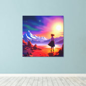 未来に向けて キャンバスプリント (インサイチュ (ウッドフロア))