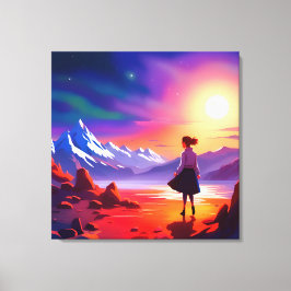 未来に向けて キャンバスプリント