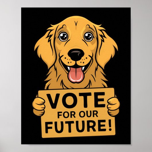 未来に投票！シール ポスター (正面)