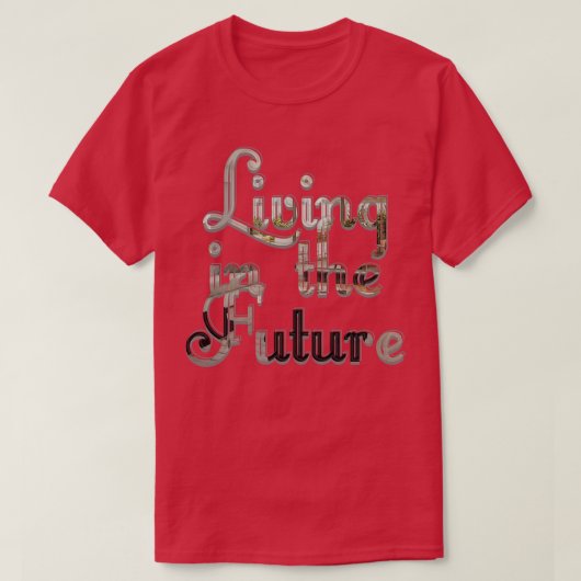 未来に生きる Tシャツ (デザイン正面)