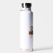 未来に真実を告げるNikola Tesla引用文 ウォーターボトル (右面)