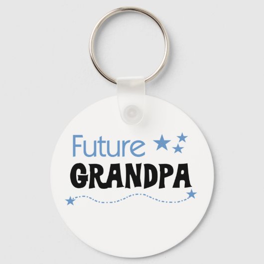 未来のおじいちゃん キーホルダー (正面)