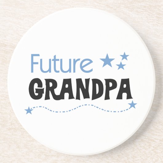 未来のおじいちゃんTシャツ&ギフト コースター (正面)
