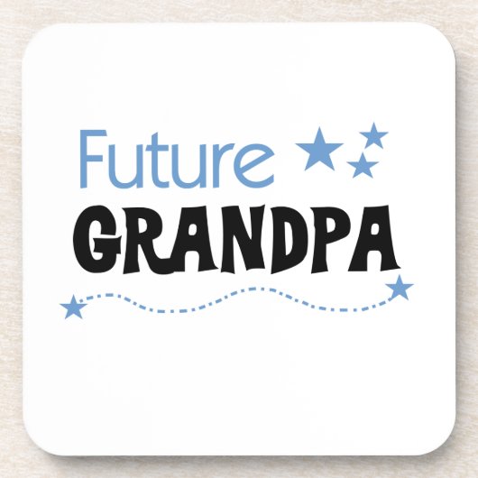 未来のおじいちゃんTシャツ&ギフト コースター (正面)