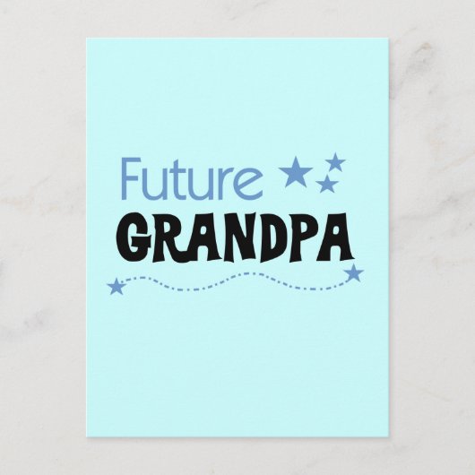 未来のおじいちゃんTシャツ&ギフト ポストカード (正面)