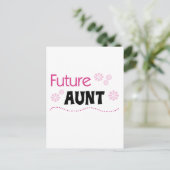 未来のおばさんのTシャツとギフト ポストカード (スタンド正面)