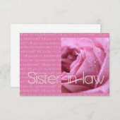 未来のお姉さんは花嫁の付き添いになって下さい 招待状 (正面/裏面)