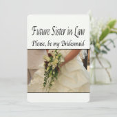 未来のお姉さんは花嫁の付き添いになって下さい 招待状 (スタンド正面)