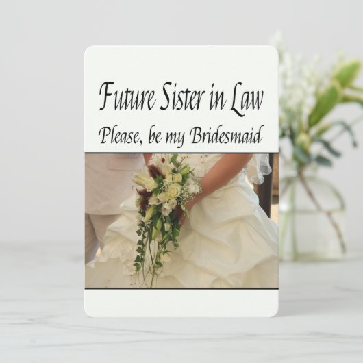 未来のお姉さんは花嫁の付き添いになって下さい 招待状 (スタンド正面)