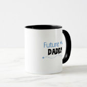 未来のお父さんのTシャツおよびギフト マグカップ (正面右)