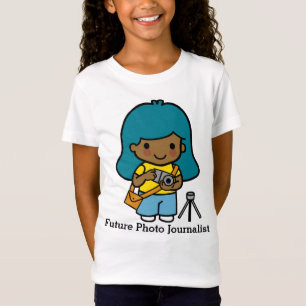 未来のかわいい少女フォトグラファー/フォトジャーナリスト Tシャツ