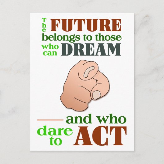 未来のはがき ポストカード (正面)