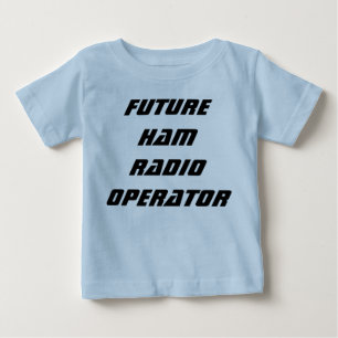 未来のアマチュア無線オペレータ ベビーTシャツ