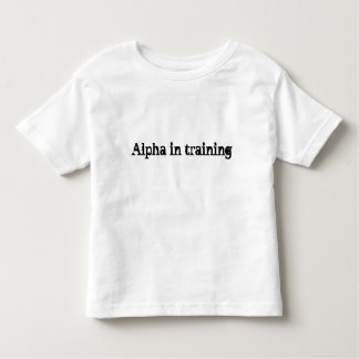 未来のアルファ幼児のワイシャツ トドラーTシャツ