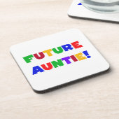 未来のアンタイプライマリーカラーTシャツとギフト コースター (左側)