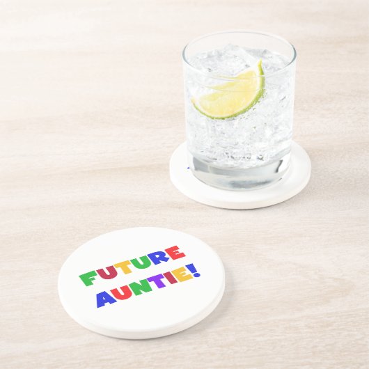 未来のアンタイプライマリーカラーTシャツとギフト コースター (側面)