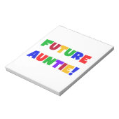 未来のアンタイプライマリーカラーTシャツとギフト ノートパッド (回転)