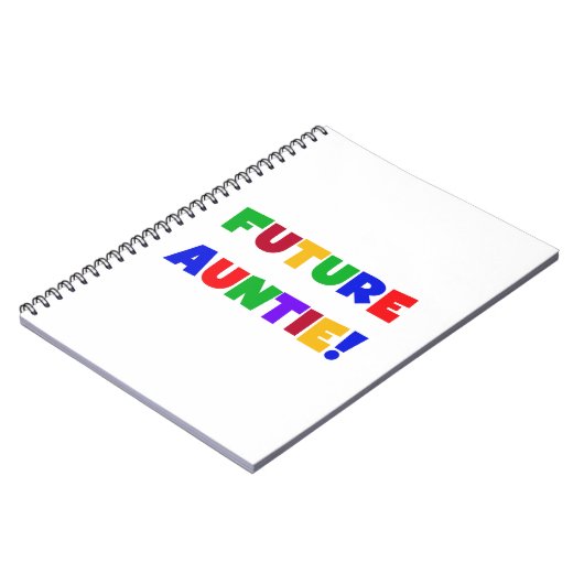 未来のアンタイプライマリーカラーTシャツとギフト ノートブック (左側)