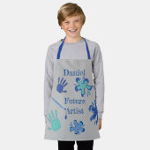 未来のアーティスト エプロン (着用した状態)