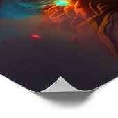 未来のアート – durch KI-generierte Kunst! ポスター (角)